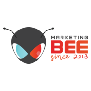 Marketing Bee Logo PNG Vector