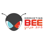 Marketing Bee Logo PNG Vector