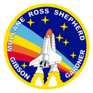 NASA STS-27 Mullane Ross Shepherd Logo PNG Vector