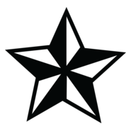 Nautical star Logo PNG Vector