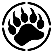 Russian Invasion bear paw vehicle marking Logo PNG Vector