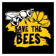 SAVE THE BEES Logo PNG Vector