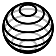 Sphere Globe Logo PNG Vector