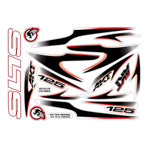 AKT SL 125 CARENADA Logo PNG Vector