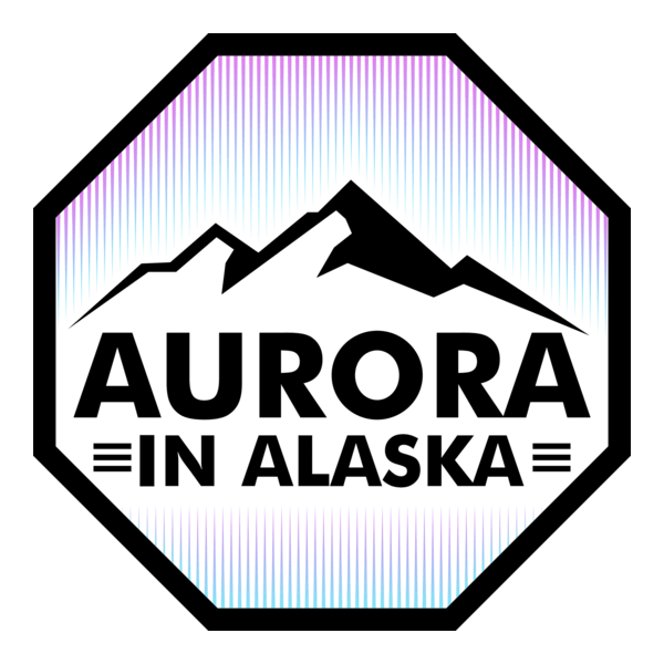 Aurora In Alaska Logo PNG Vector