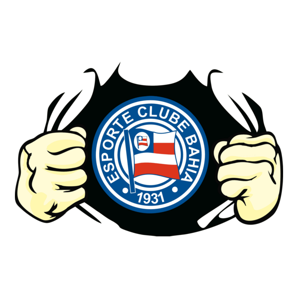 Bahia Estampa Rasgando Peito Logo PNG Vector