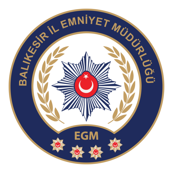 Balıkesir İl Emniyet Müdürlüğü Logo PNG Vector