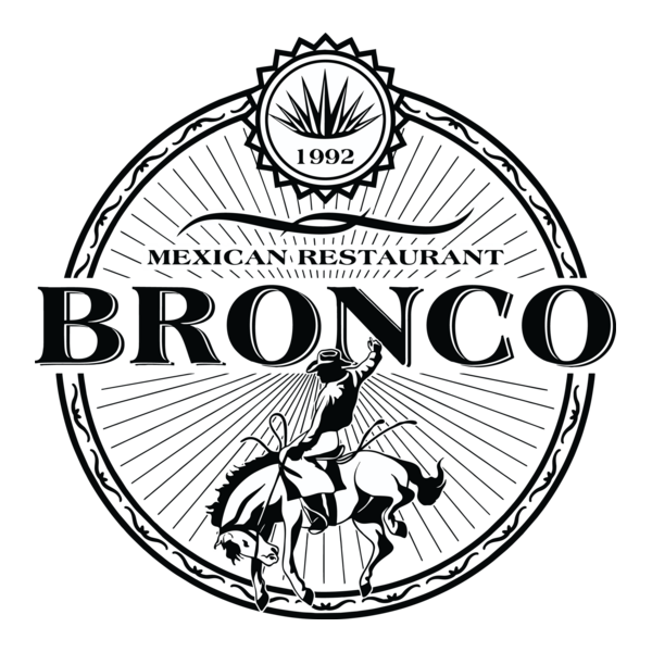 Bronco Mexican Restaurant Logo PNG Vector