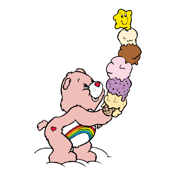 Cheer Bear Logo PNG Vector