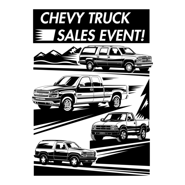Chevrolet Truck Sales Event Logo PNG Vector