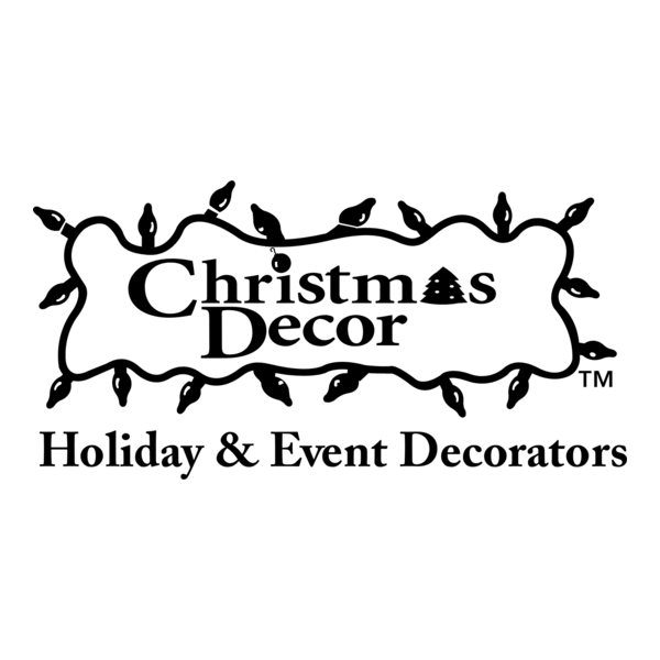 Christmas Decor Logo PNG Vector