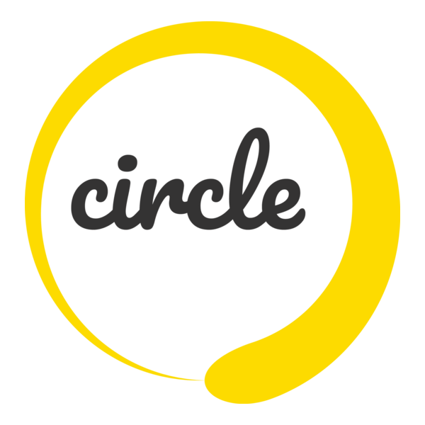 Circle FinTech Logo PNG Vector