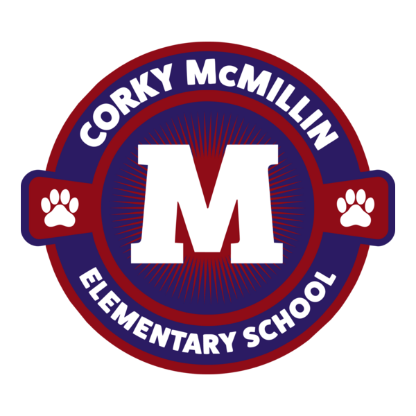 Corky McMillin Elementary School Logo PNG Vector