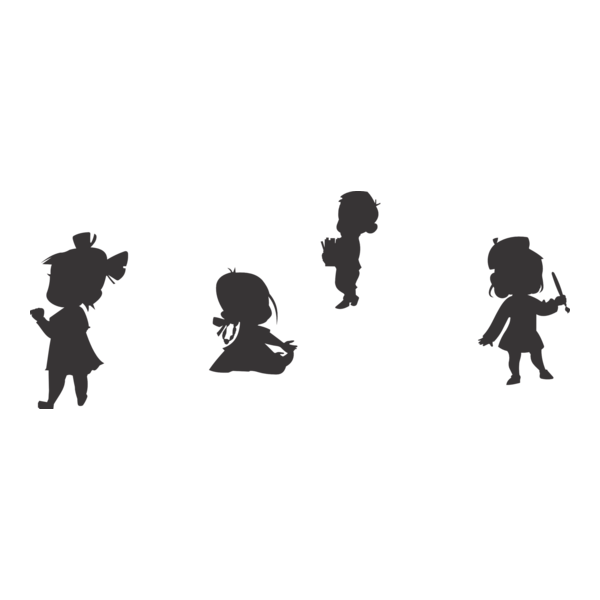 CRIANÇAS SILHUETA Logo PNG Vector