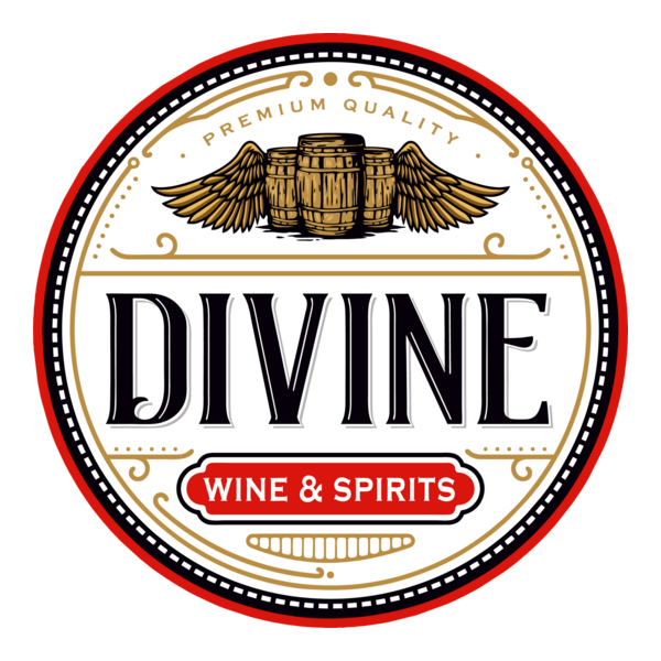 Divine Wine & Spirits Logo PNG Vector