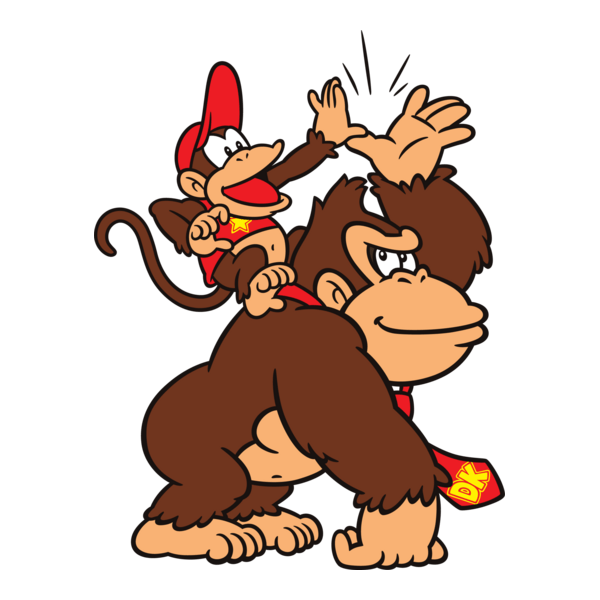 Donkey Kong & didi Logo PNG Vector