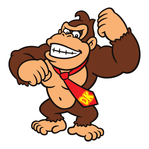Donkey Kong Logo PNG Vector