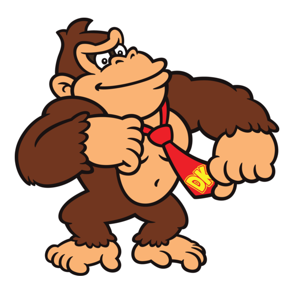 Donkey Kong Logo PNG Vector