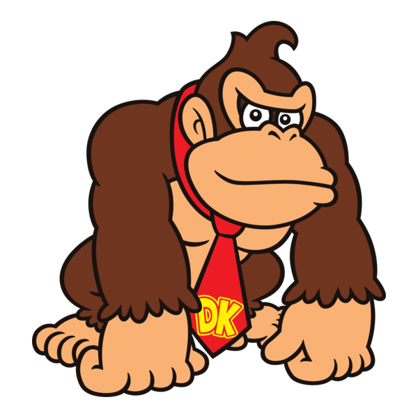 Donkey Kong Logo PNG Vector