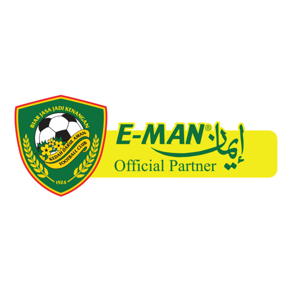 E-MAN OFFICIAL PARTNER KDAFC Logo PNG Vector