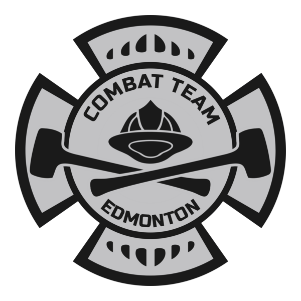 Edmonton Fire Fighter Combat Team Logo PNG Vector