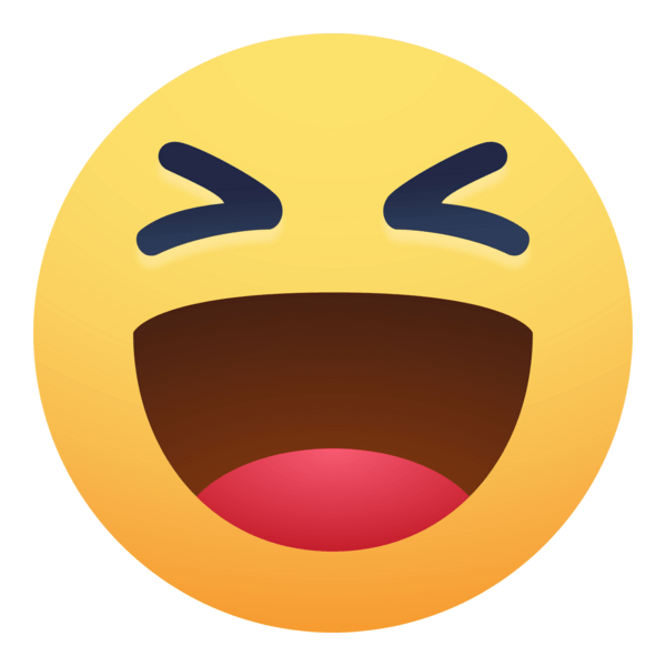 Facebook Reaction: Haha Logo PNG Vector