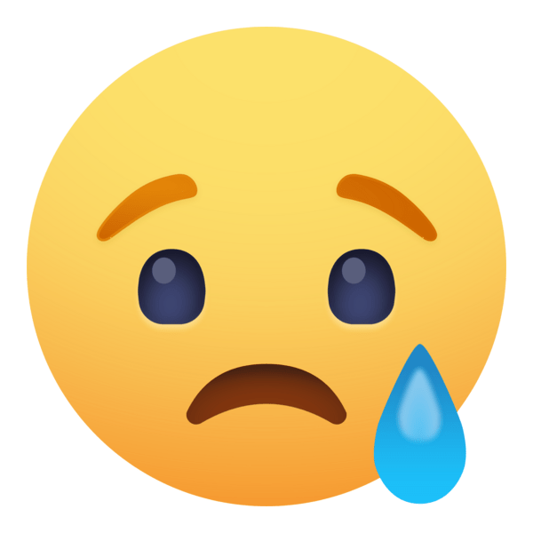 Facebook Reaction: Sad Logo PNG Vector