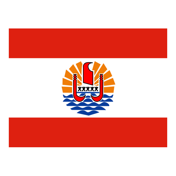 Flag of French Polynesia Logo PNG Vector