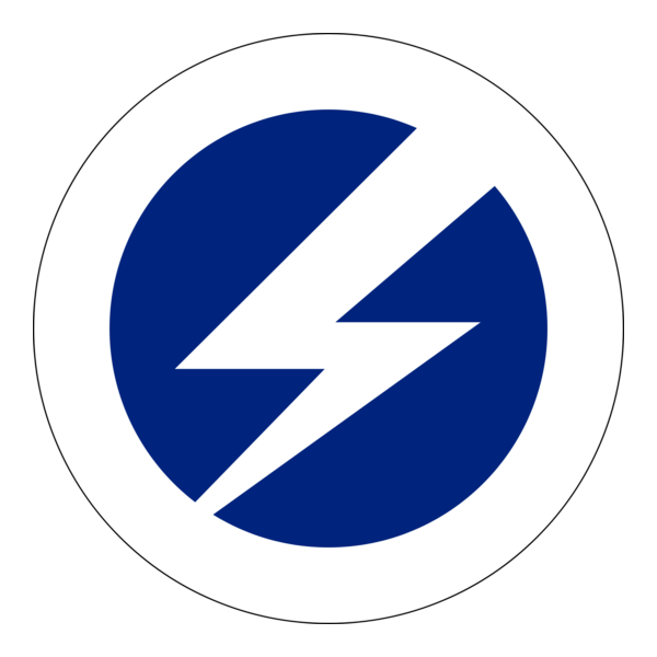 Flash and circle Logo PNG Vector