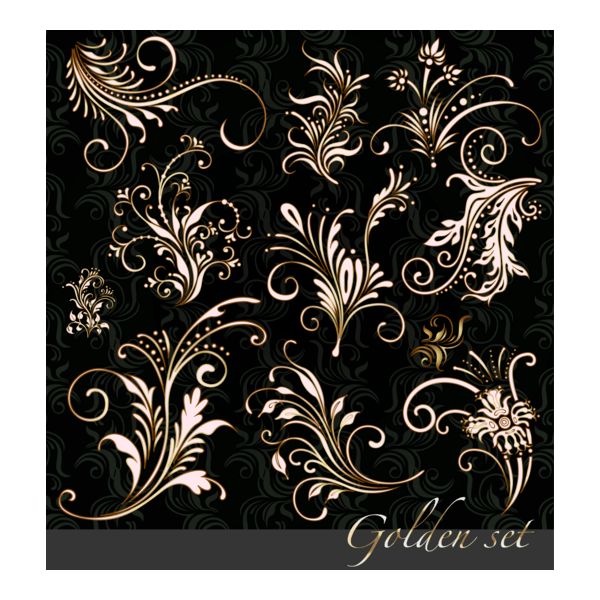 Floral Ornaments Logo PNG Vector