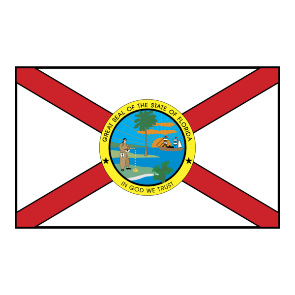 Florida Flag Logo PNG Vector