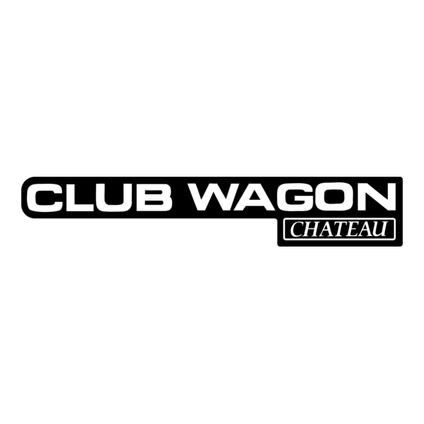Ford Club Wagon Chateau Logo PNG Vector
