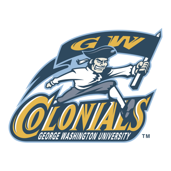 George Washington Colonials Logo PNG Vector