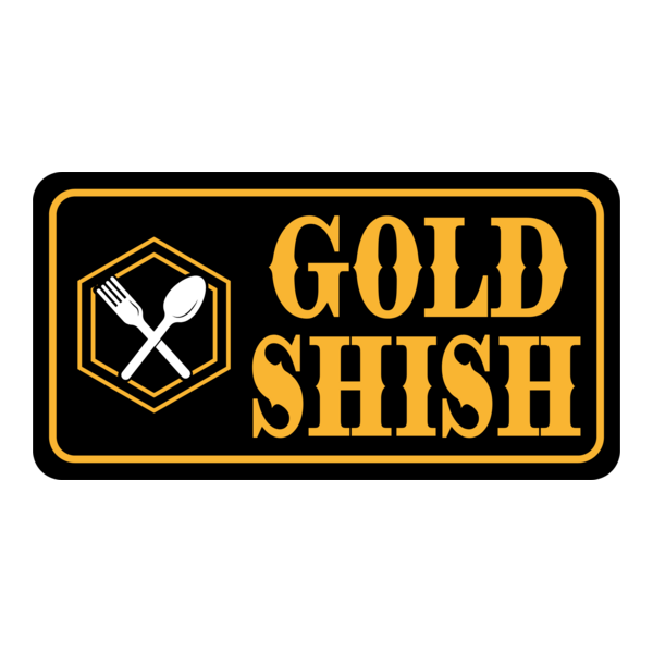 Gold Shish Logo PNG Vector
