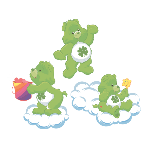 Good Luck Bear Logo PNG Vector