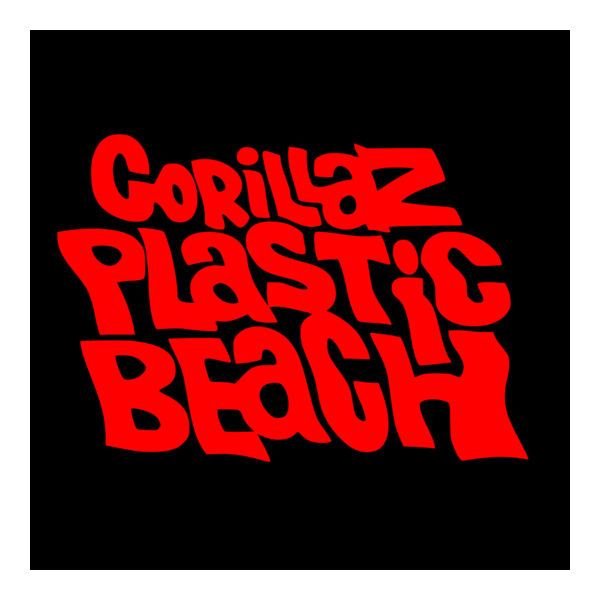 Gorillaz Plastic Beach Logo PNG Vector