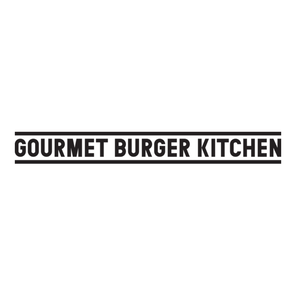 Gourmet Burger Kitchen Logo PNG Vector