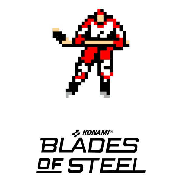 hockey player - blades of steel Logo PNG Vector