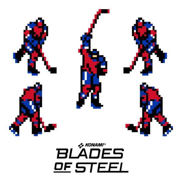 hockey players - blades of steel Logo PNG Vector