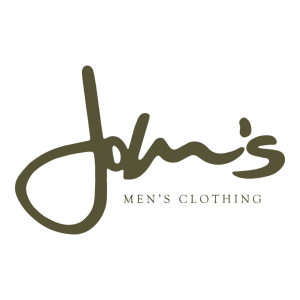 John's Men's Clothing Logo PNG Vector