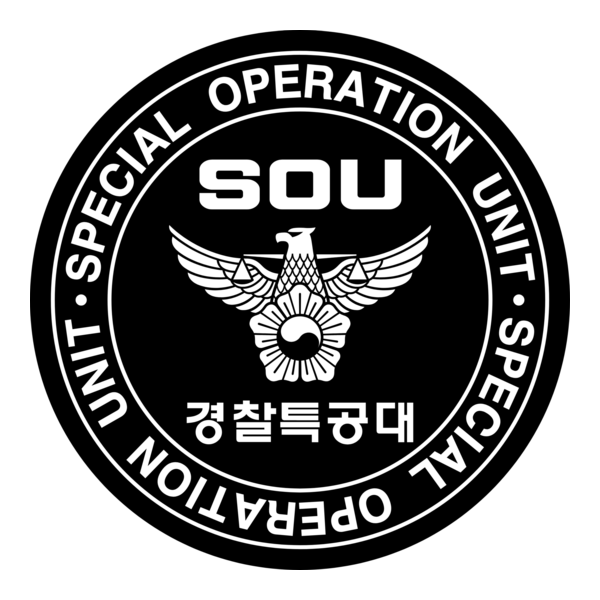 Korean National Police Special Operation Unit Logo PNG Vector