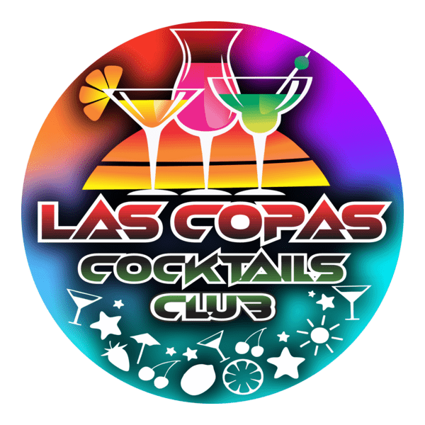 Las copas cocktails club Logo PNG Vector