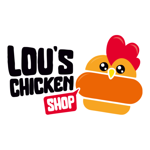 Lou's Chicken Shop Logo PNG Vector