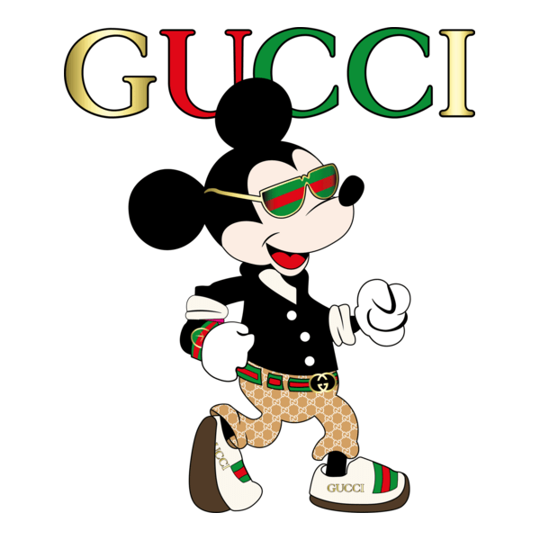 Mickey Gucci Logo PNG Vector