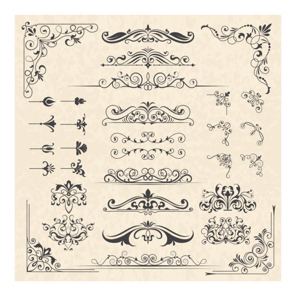 Ornaments Logo PNG Vector