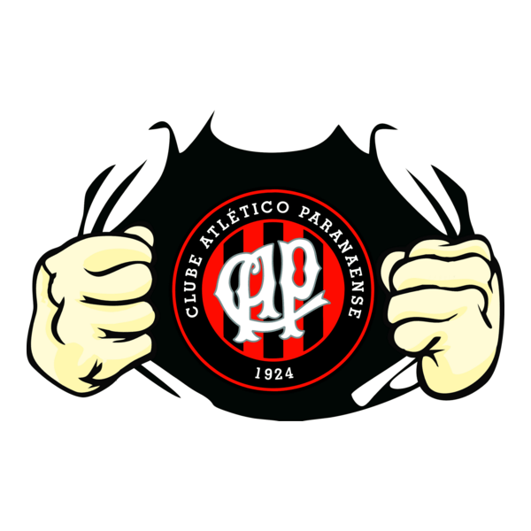 Paranaense Estampa Rasgando Peito Logo PNG Vector