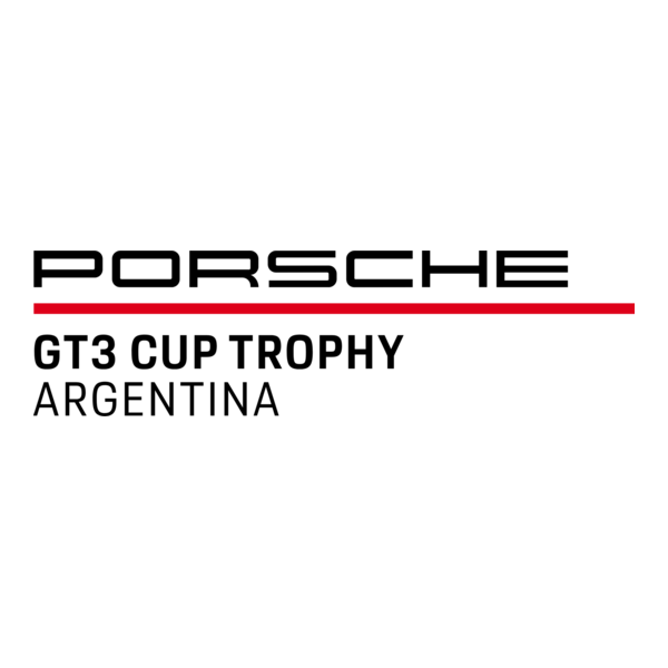 Porsche GT3 Cup Trophy Argentina Logo PNG Vector