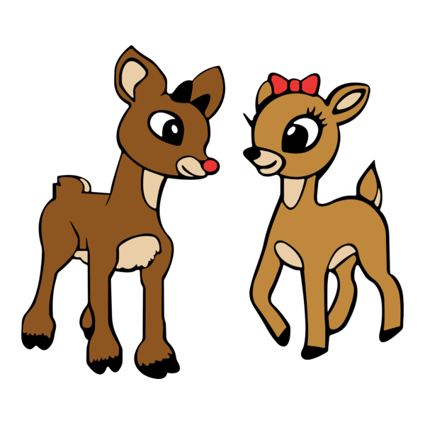 Cartoon Rudolph Reinder Rudolph the Red Nosed Reindeer Logo PNG Vector (SVG) Free Download