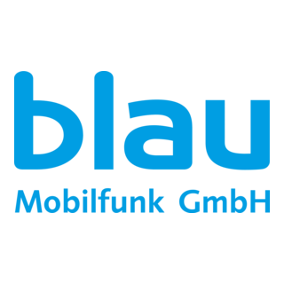 Blau Mobilfunk Logo PNG Vector