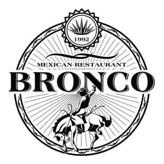 Bronco Mexican Restaurant Logo PNG Vector